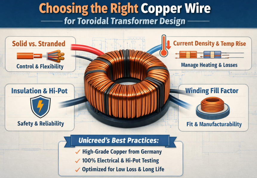 Wire Based Transformer How To Choosing the Right Copper Wire for Toroidal Transformer Design ...